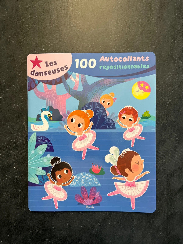 100 autocollants repositionnables - les danseuses