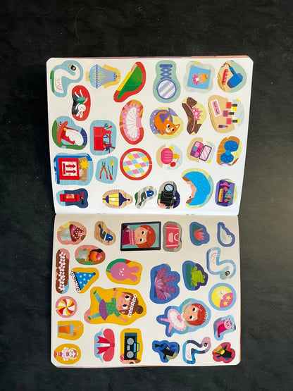 100 autocollants repositionnables - les danseuses