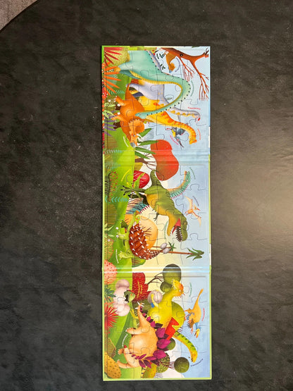 Livre puzzles magnétiques - les dinosaures