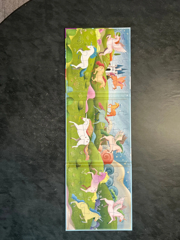 Livre puzzles magnétiques - les licornes