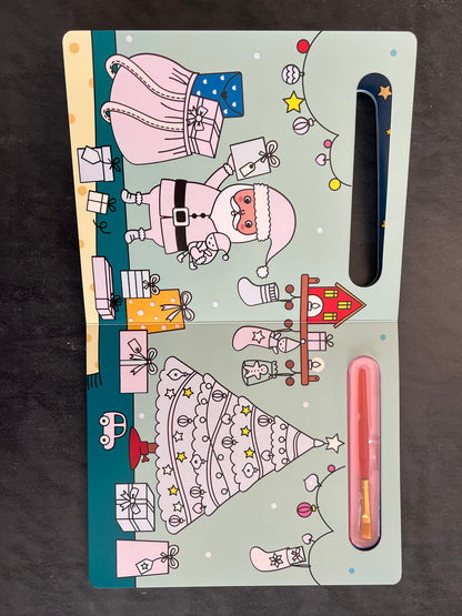 Coloriage magique à l'eau - joyeux Noël