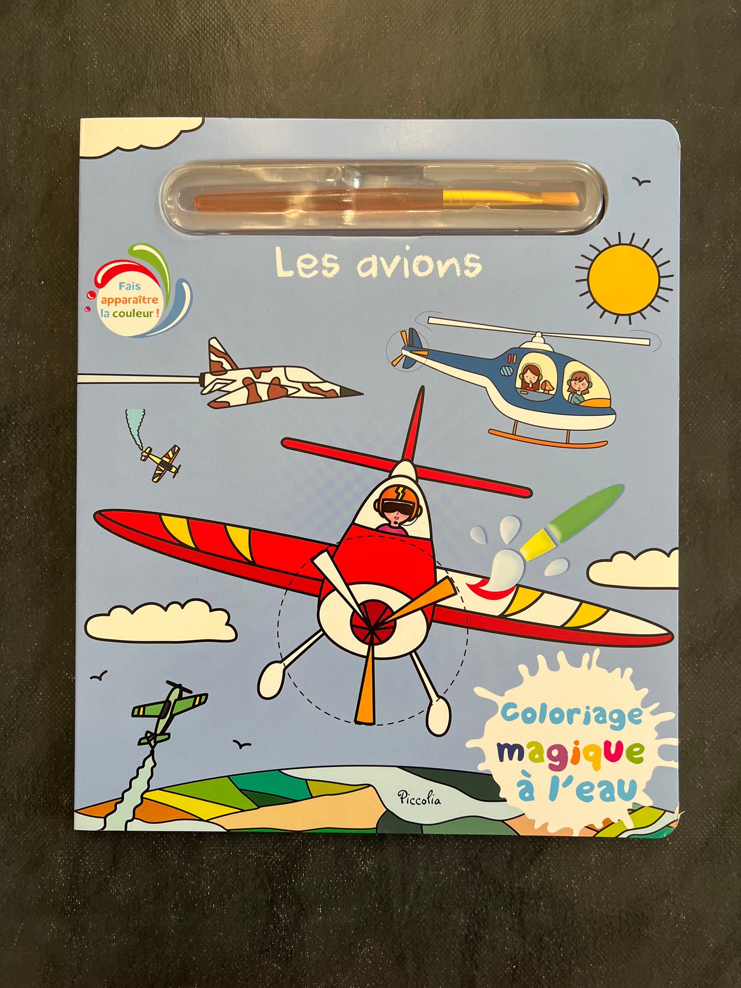 Coloriage magique à l'eau - les avions