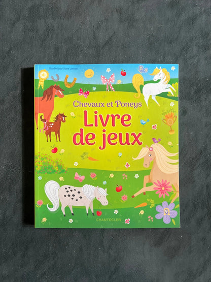 Livre de jeux - chevaux et poneys