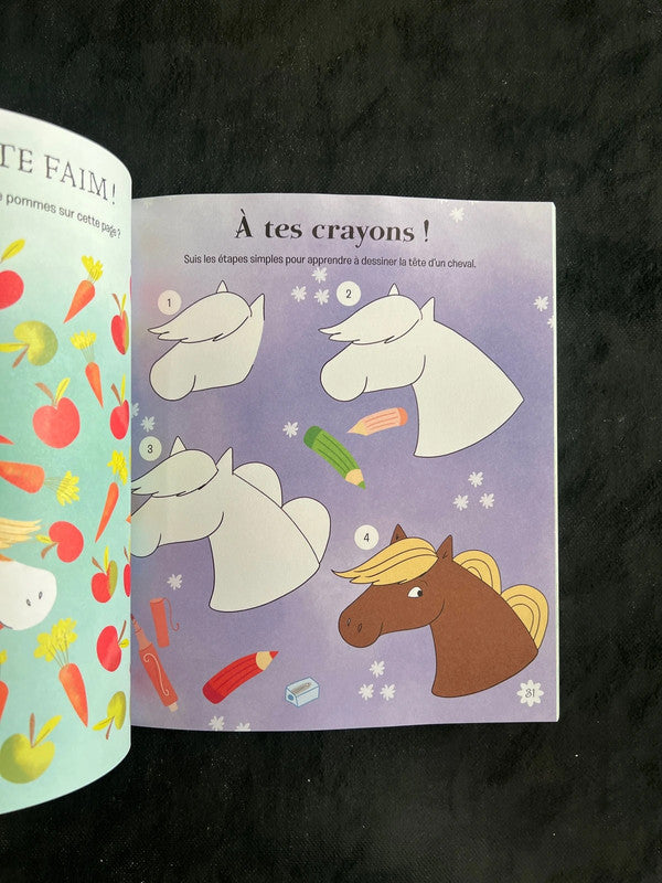 Livre de jeux - chevaux et poneys