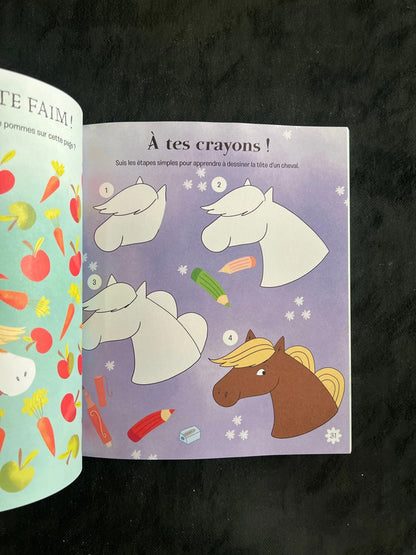Livre de jeux - chevaux et poneys