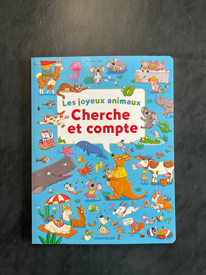 Cherche et compte - les joyeux animaux