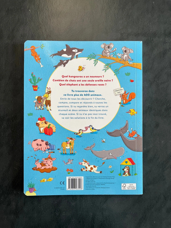 Cherche et compte - les joyeux animaux