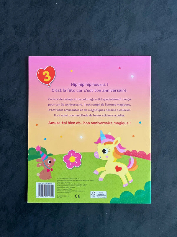 Livre d’activités - hourra ! Tu as 3 ans !