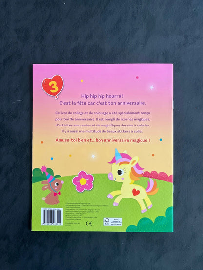 Livre d’activités - hourra ! Tu as 3 ans !