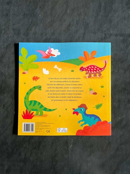 Mon super livre de jeux - les dinos