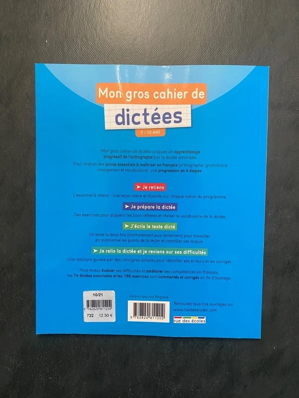 Mon gros cahier de dictées
