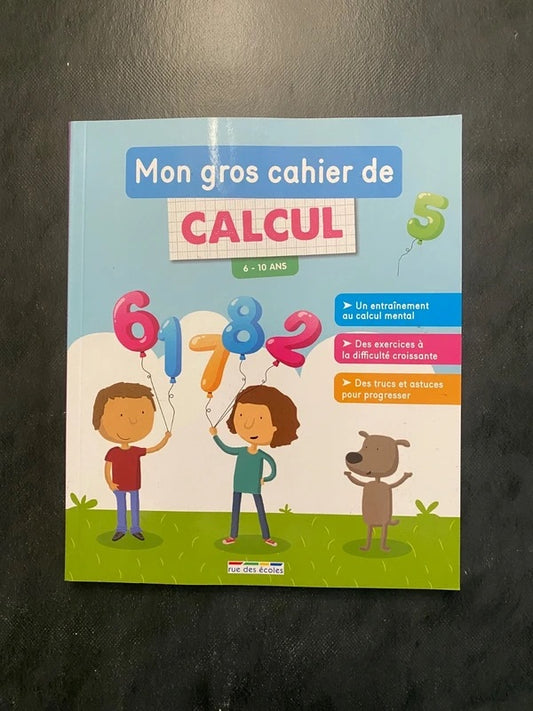 Mon gros cahier de calcul