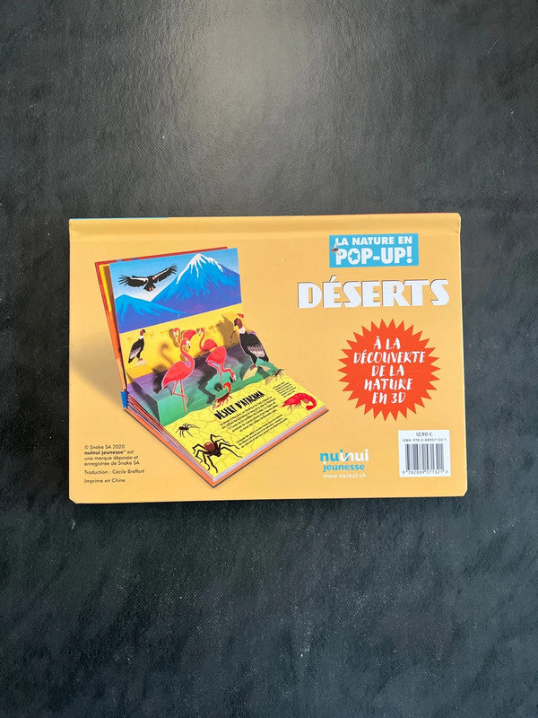 La nature en pop-up ! - déserts