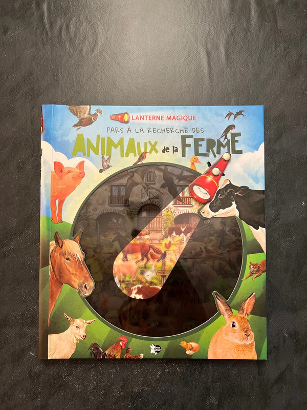 Lanterne magique - pars à la recherche des animaux de la ferme