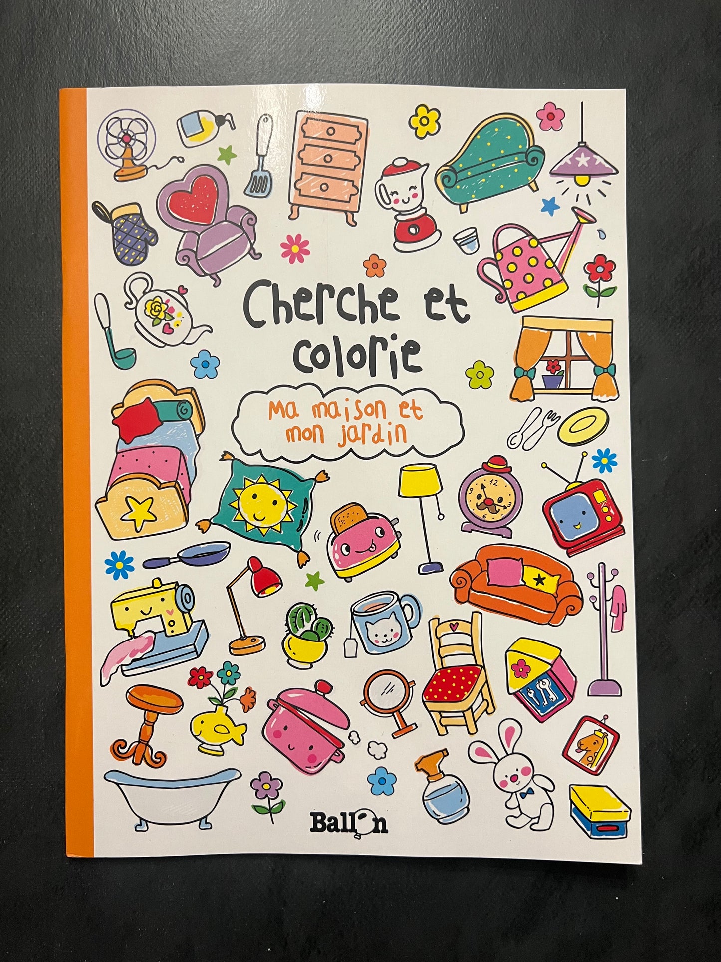 Cherche et colorie - ma maison et mon jardin