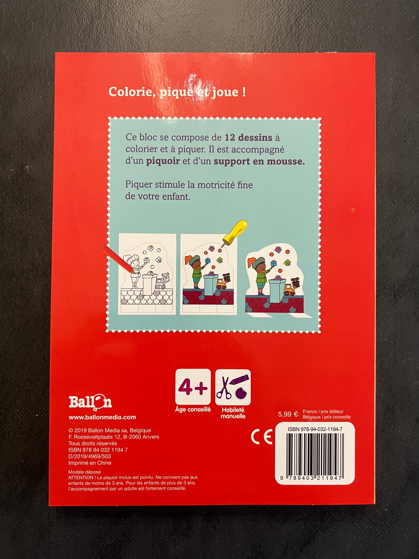 Mon bloc à piquer - Saint-Nicolas