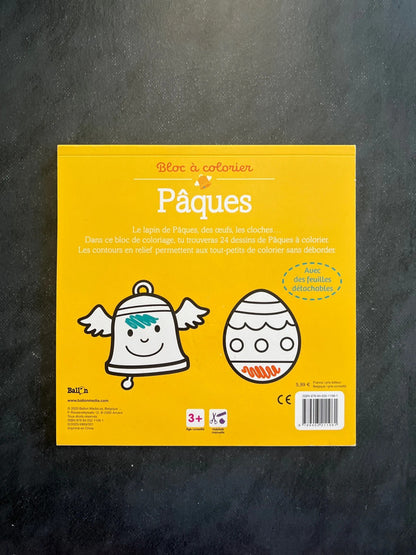 Bloc à colorier - Pâques