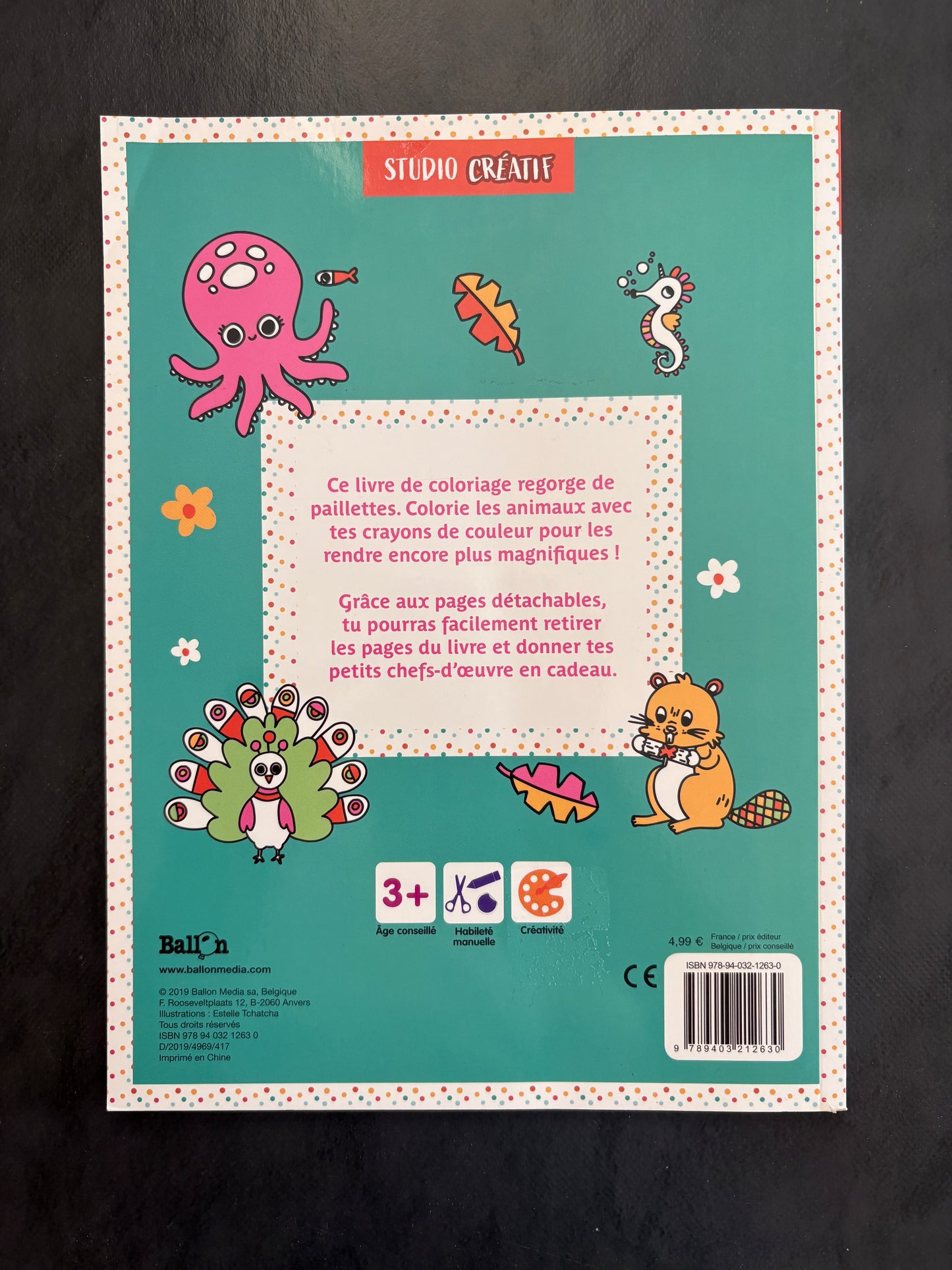 Mes coloriages scintillants - les animaux