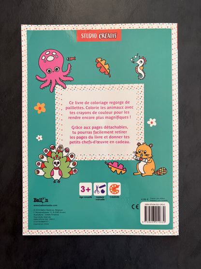 Mes coloriages scintillants - les animaux