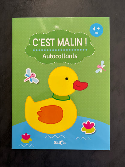 Livre d'autocollants - dès 4 ans