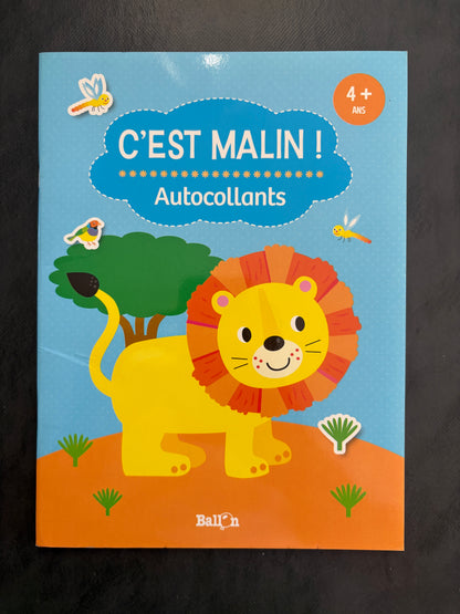 Livre d'autocollants - dès 4 ans