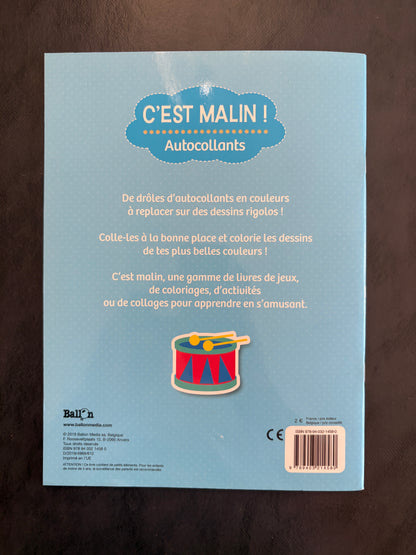 Livre d'autocollants - dès 4 ans