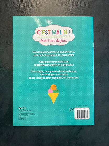 Mon livre jeux - dès 3 ans