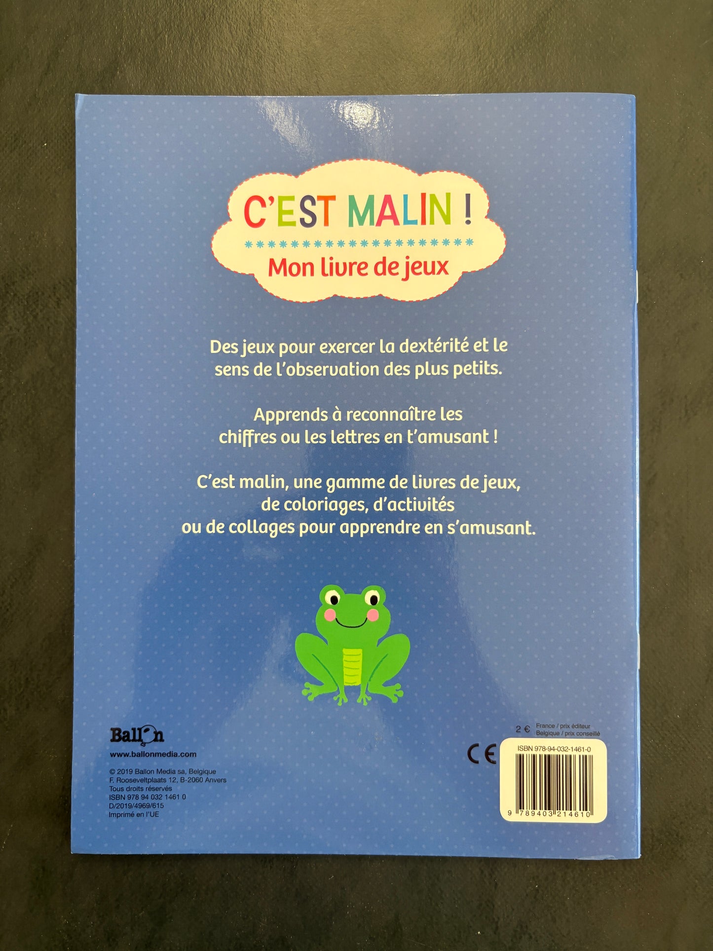 Mon livre jeux - dès 4 ans