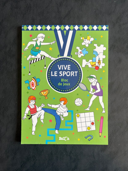 Bloc de jeux - Vive le sport