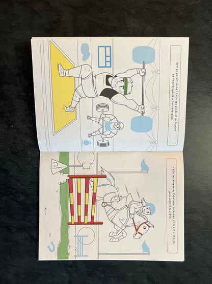 Coller et colorier - vive le sport