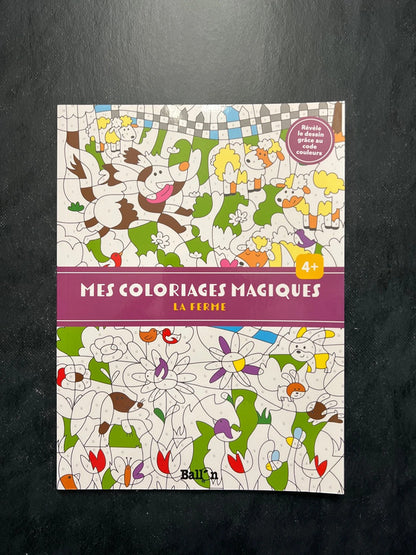 Coloriages magiques - la ferme