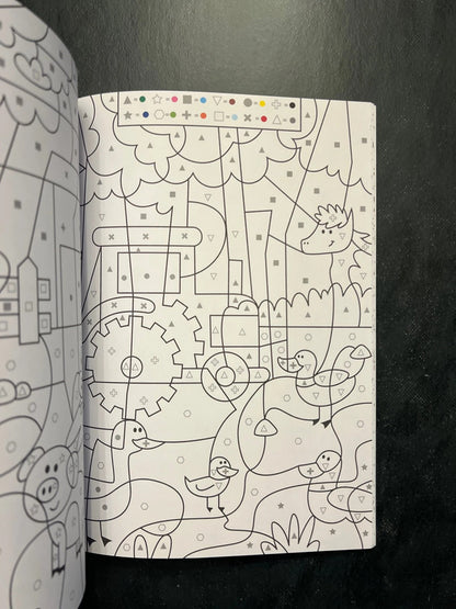 Coloriages magiques - la ferme