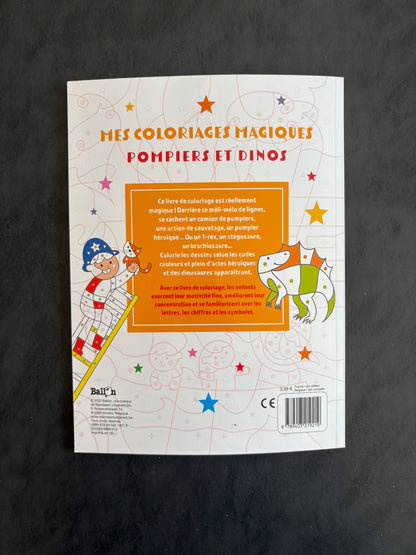 Mes coloriages magiques - les pompiers