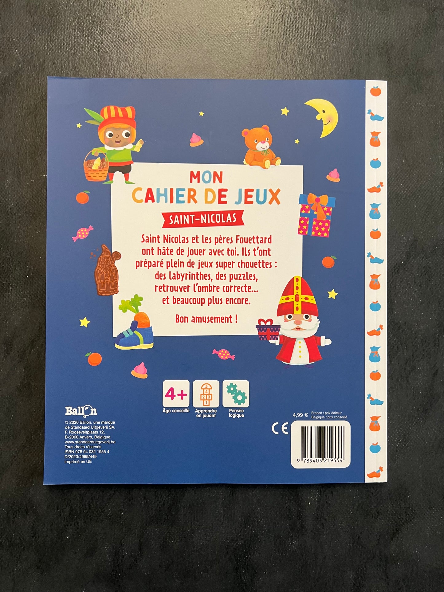 Mon cahier de jeux - Saint-Nicolas