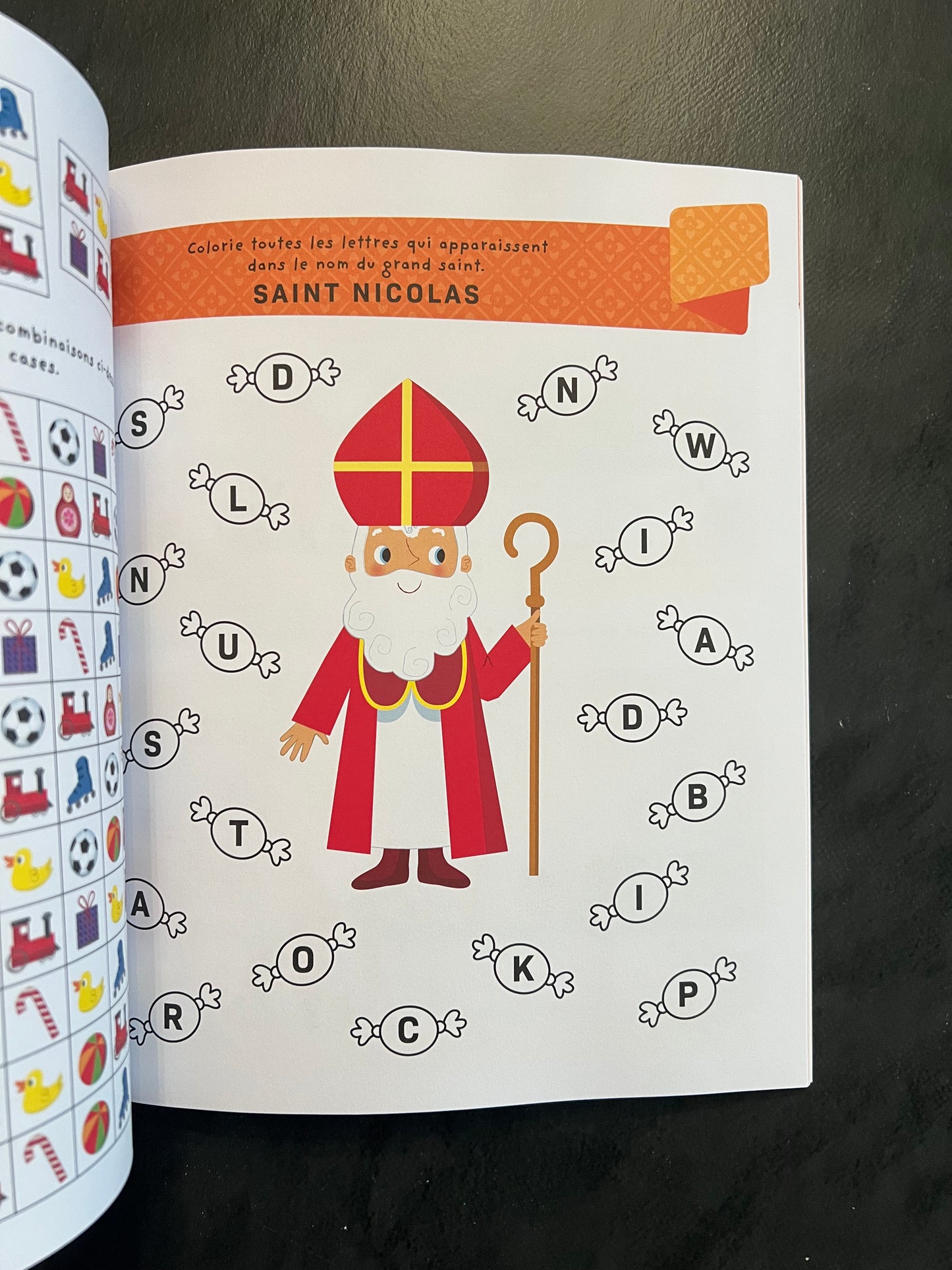 Mon cahier de jeux - Saint-Nicolas