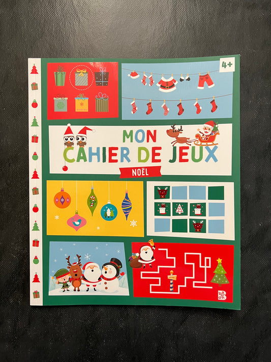 Mon cahier de jeux - Noël