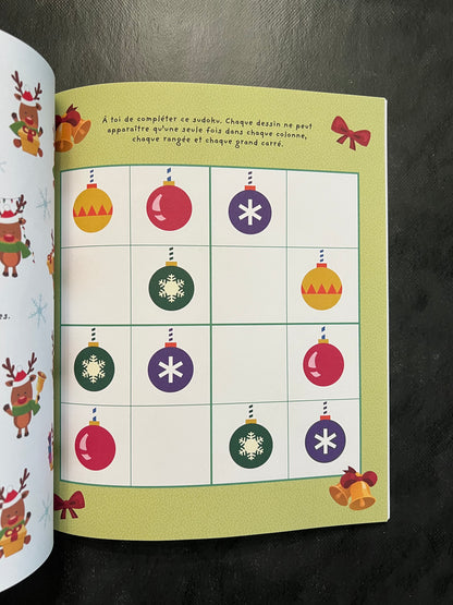 Mon cahier de jeux - Noël | Activités pour enfants 5-8 ans