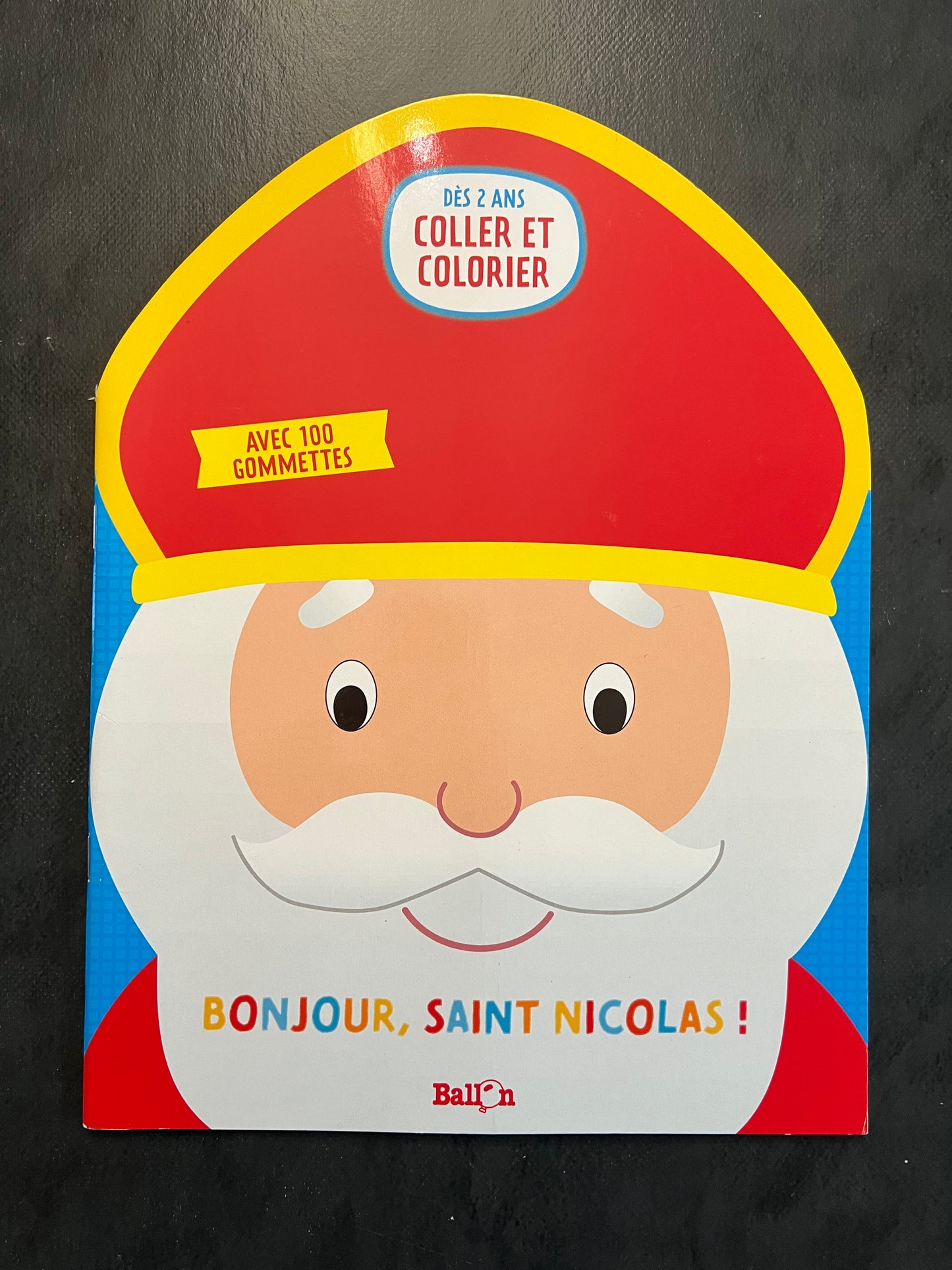 Coller et colorier - bonjour, Saint-Nicolas !