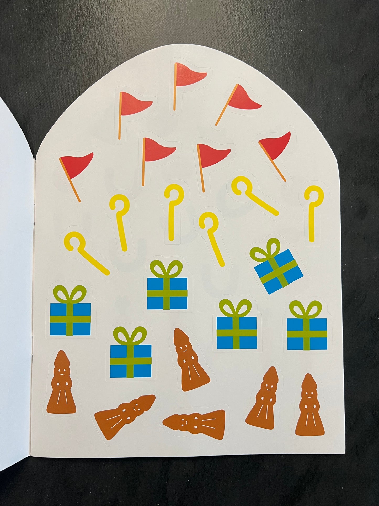 Coller et colorier - bonjour, Saint-Nicolas !