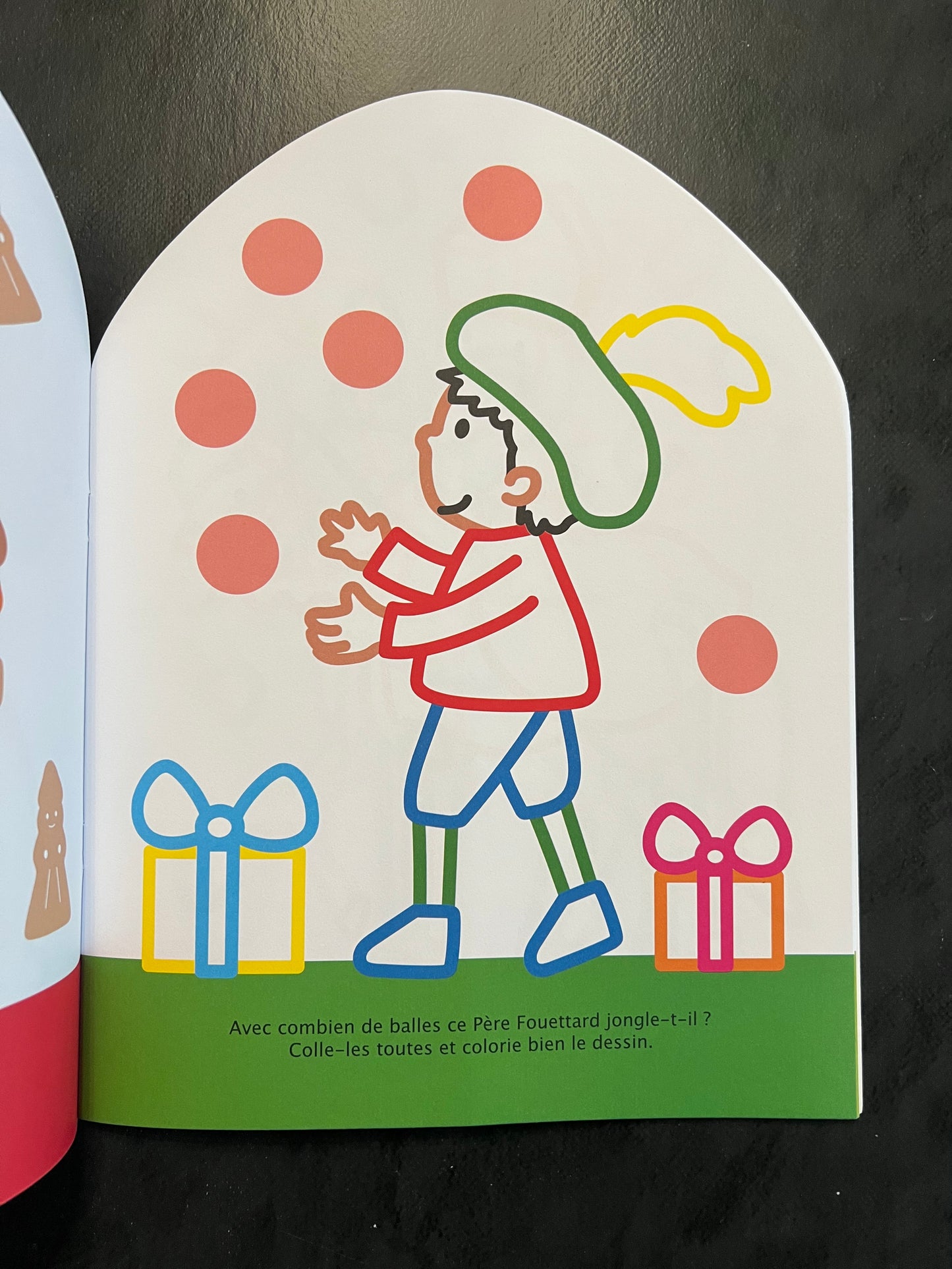 Coller et colorier - bonjour, Saint-Nicolas !