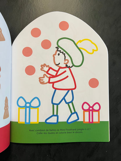 Coller et colorier - bonjour, Saint-Nicolas !