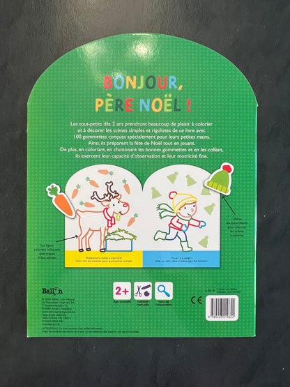Coller et colorier - bonjour, père Noël !