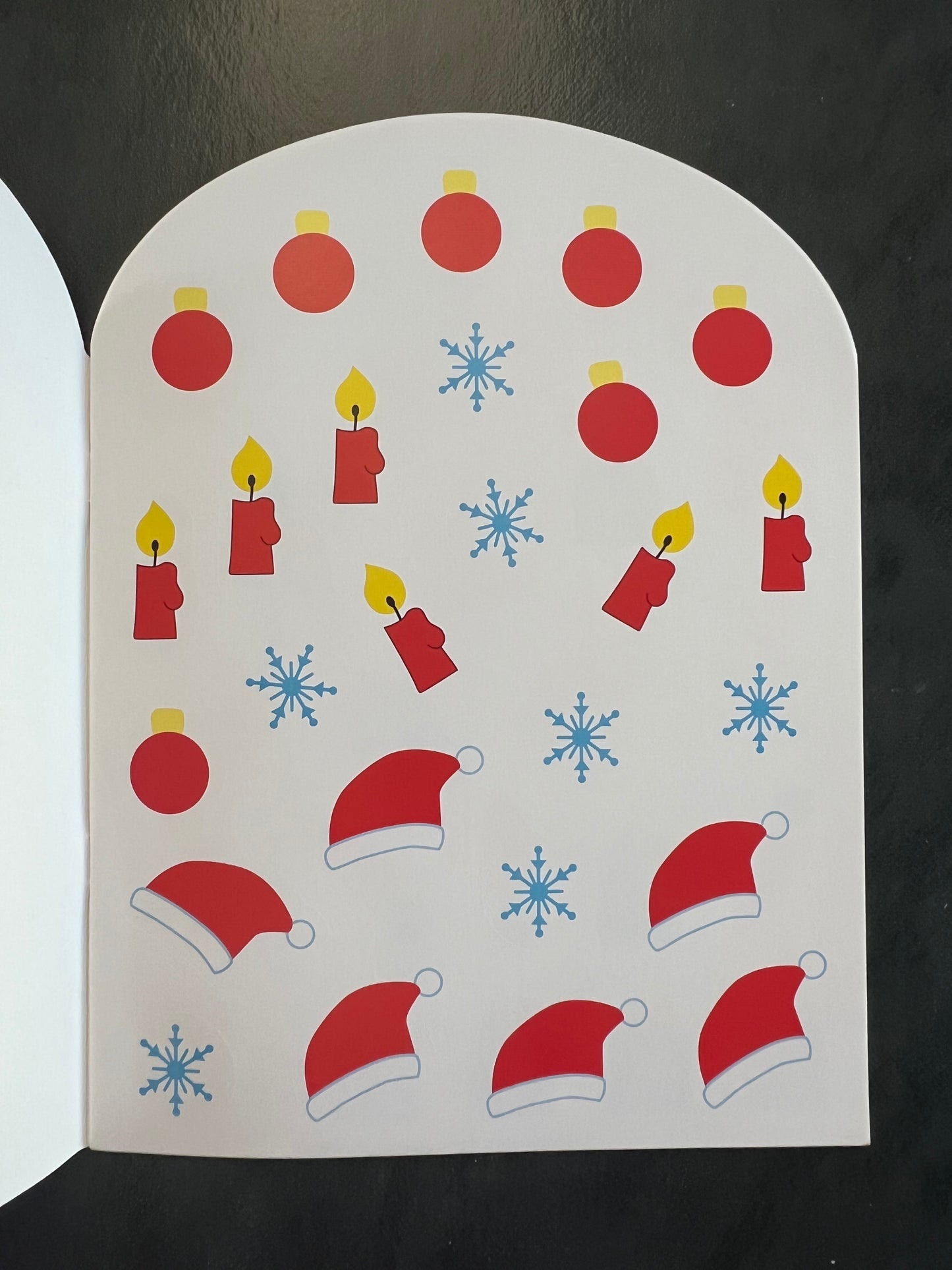 Coller et colorier - bonjour, père Noël !