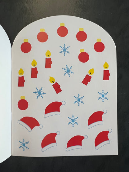 Coller et colorier - bonjour, père Noël !