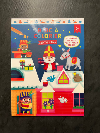 Bloc à colorier - Saint-Nicolas
