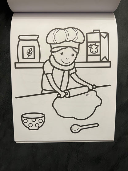 Bloc à colorier - Saint-Nicolas