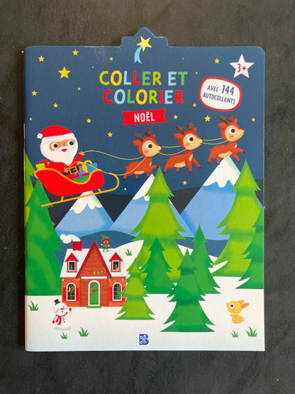 Coller et colorier - Noël