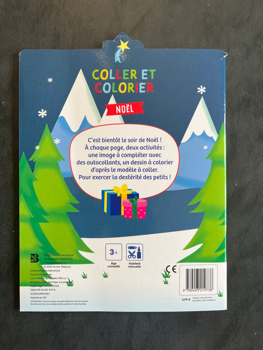 Coller et colorier - Noël