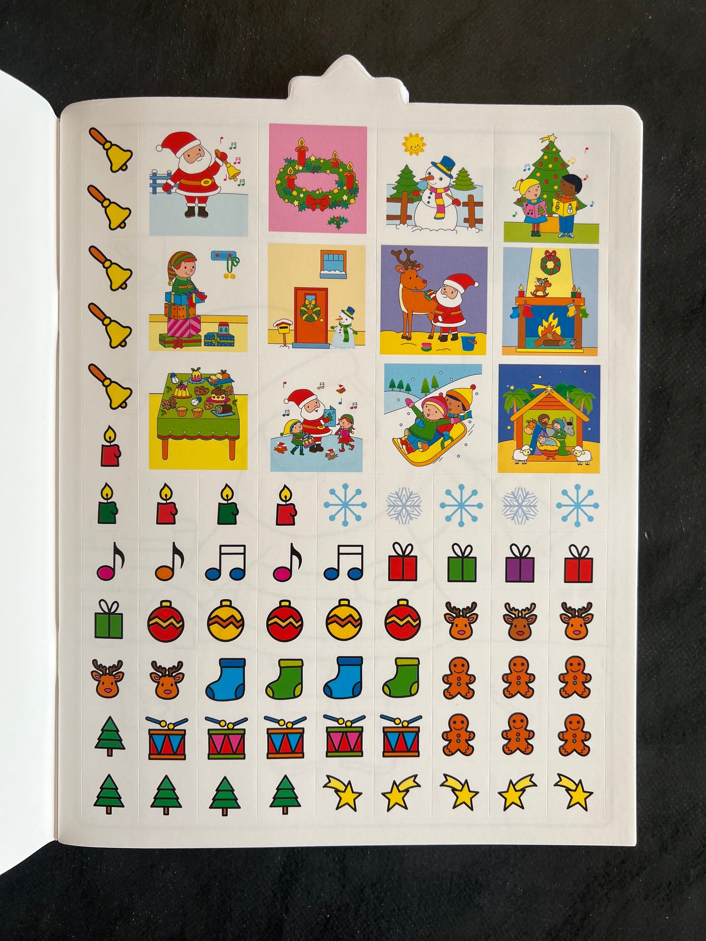 Coller et colorier - Noël