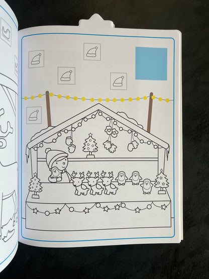 Coller et colorier - Noël